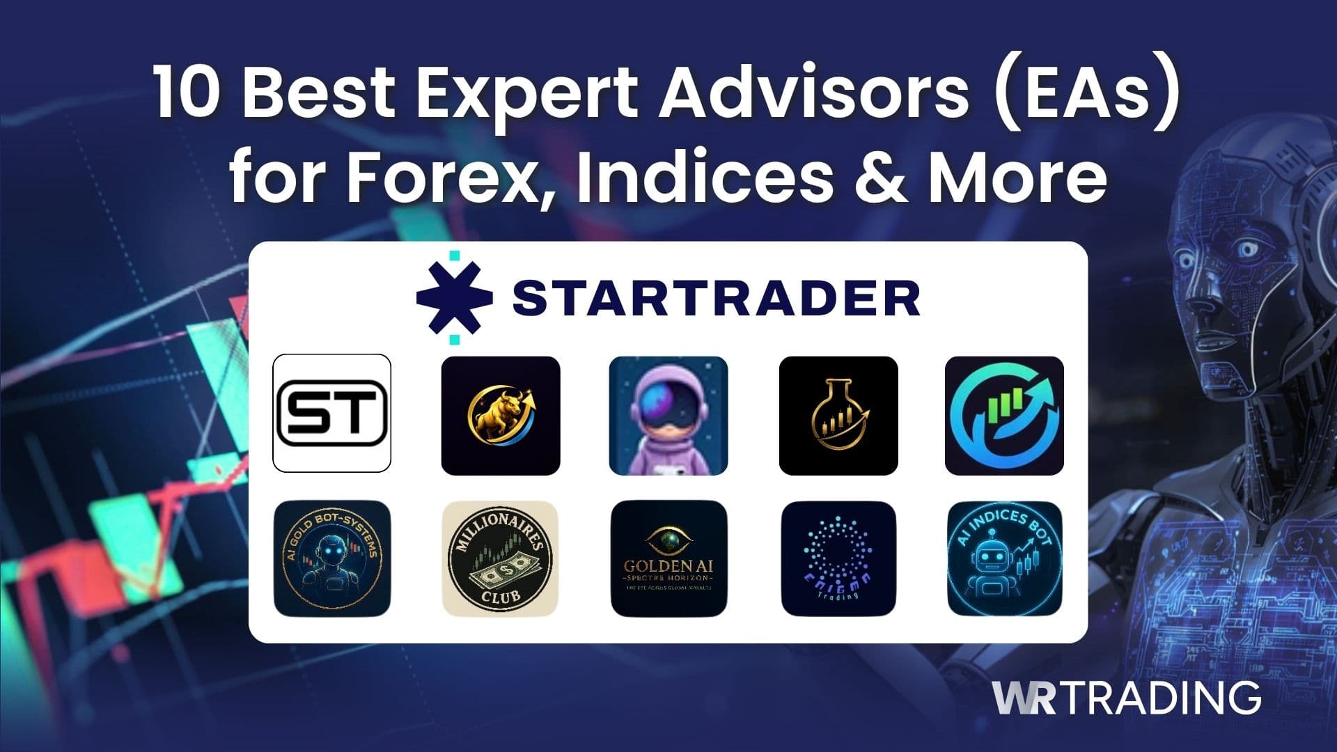 10 Best Expert Advisors (EAs) for Forex, Indices & More on the StarTrader platform.