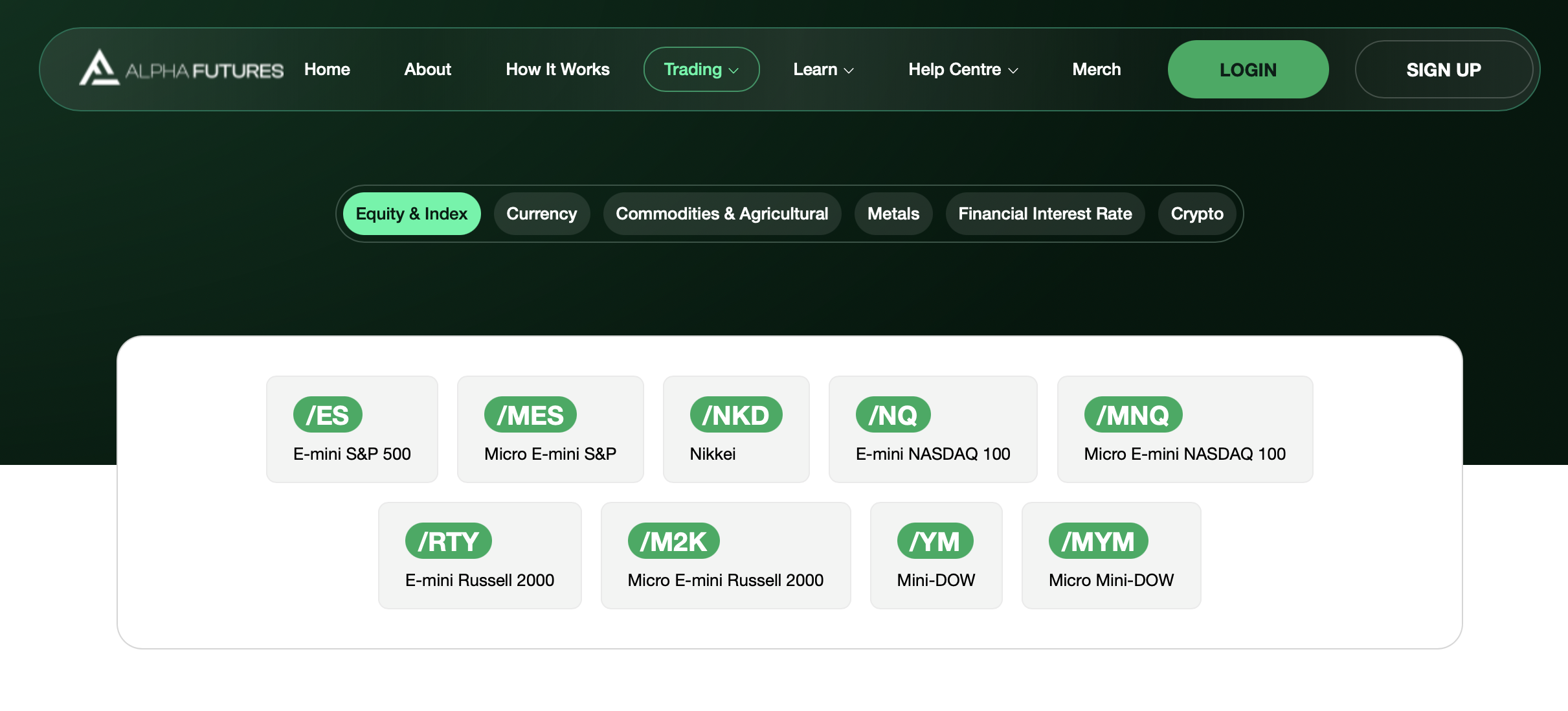 Alpha Futures Assets