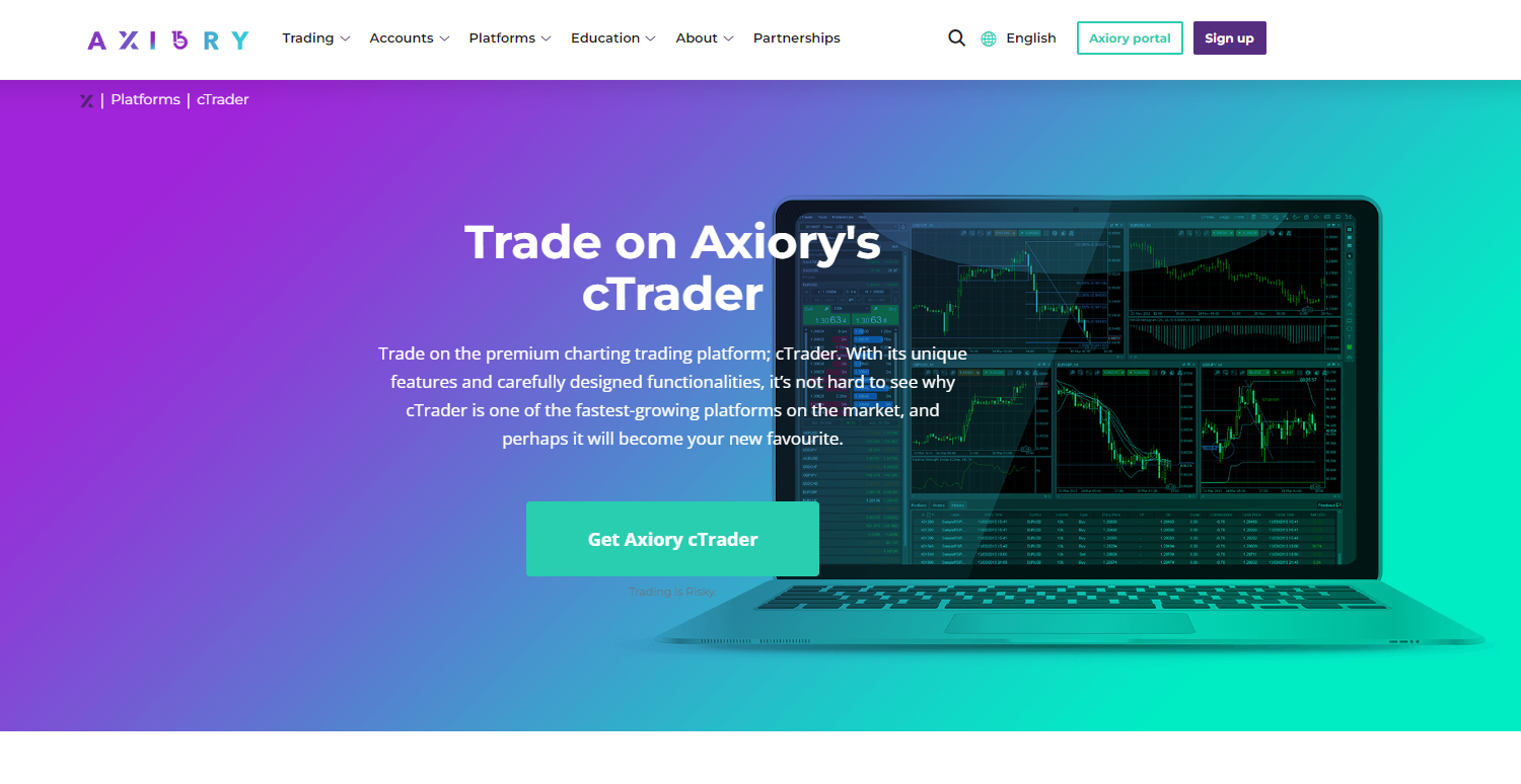 Axiory cTrader Broker