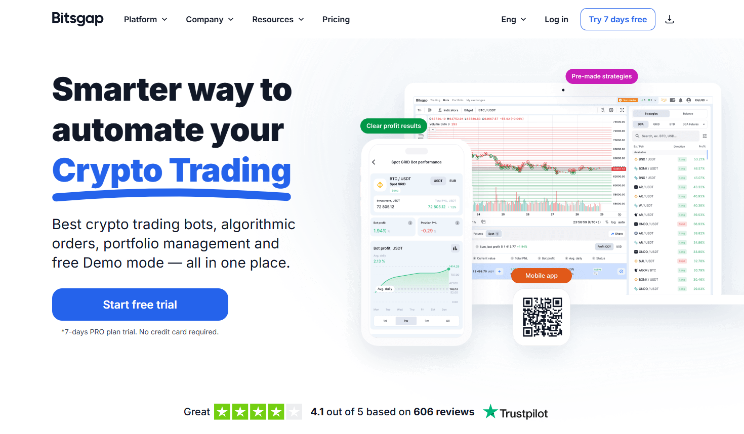 Bitsgap Website
