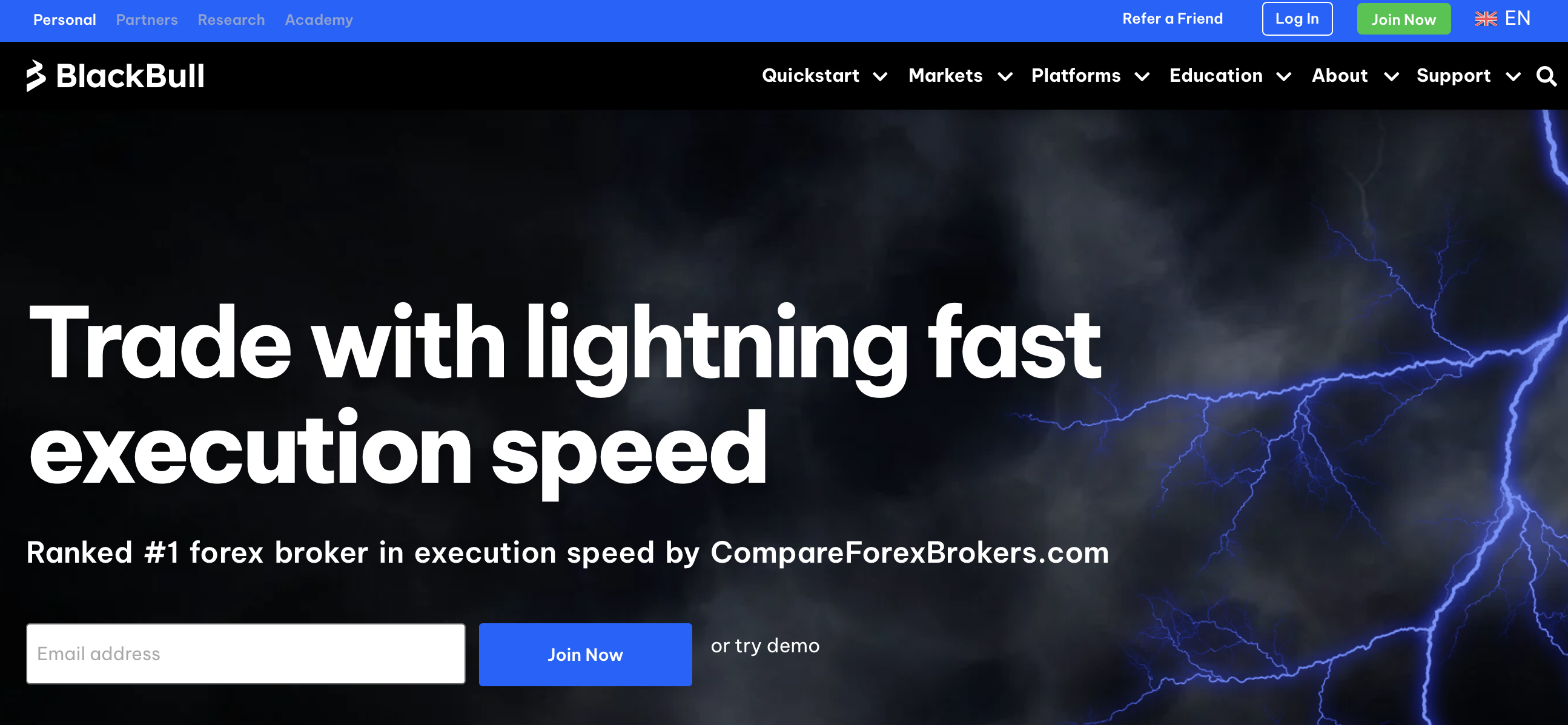 BlackBull Markets offers low FX costs