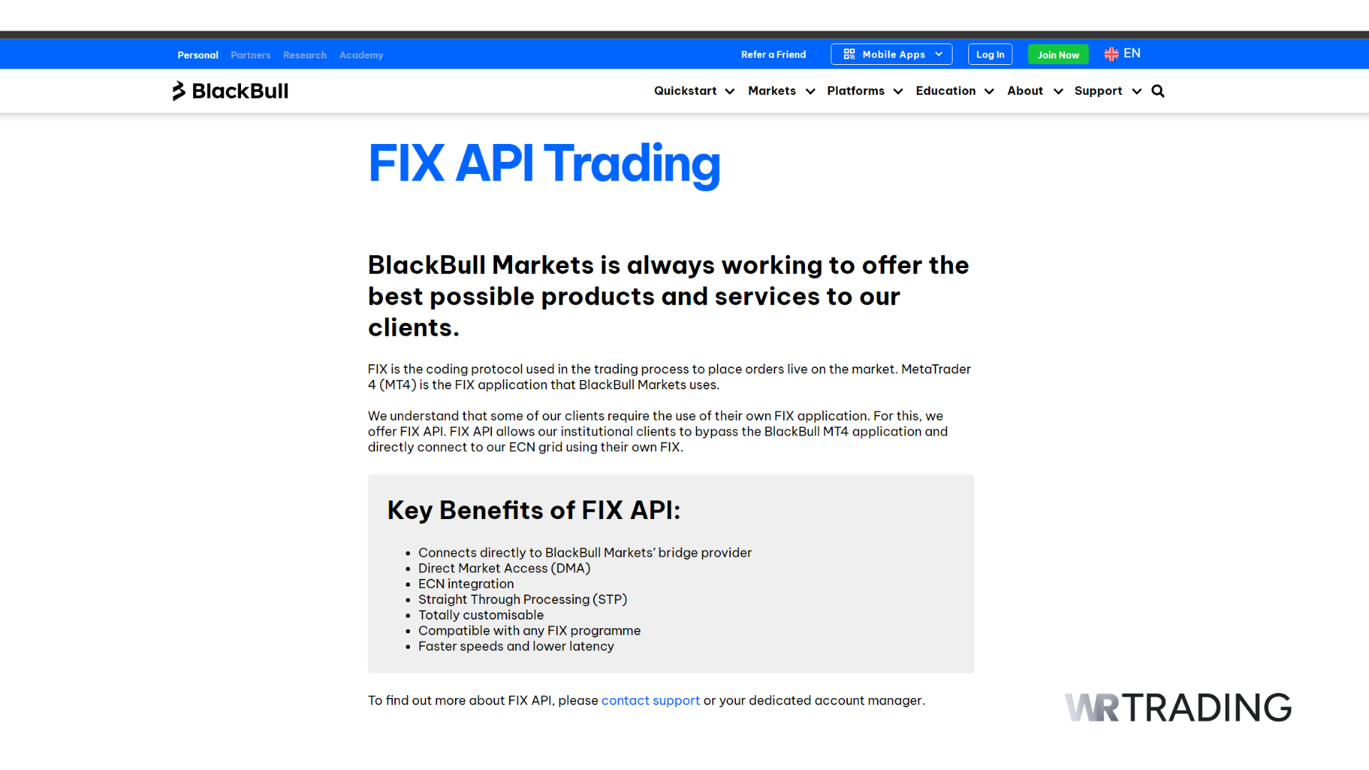 BlackBull Markets STP Forex Broker FIX API with STP