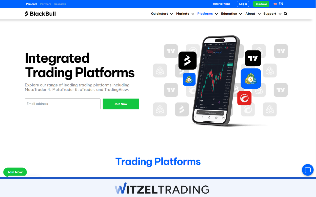 BlackBull Markets Trading Platform