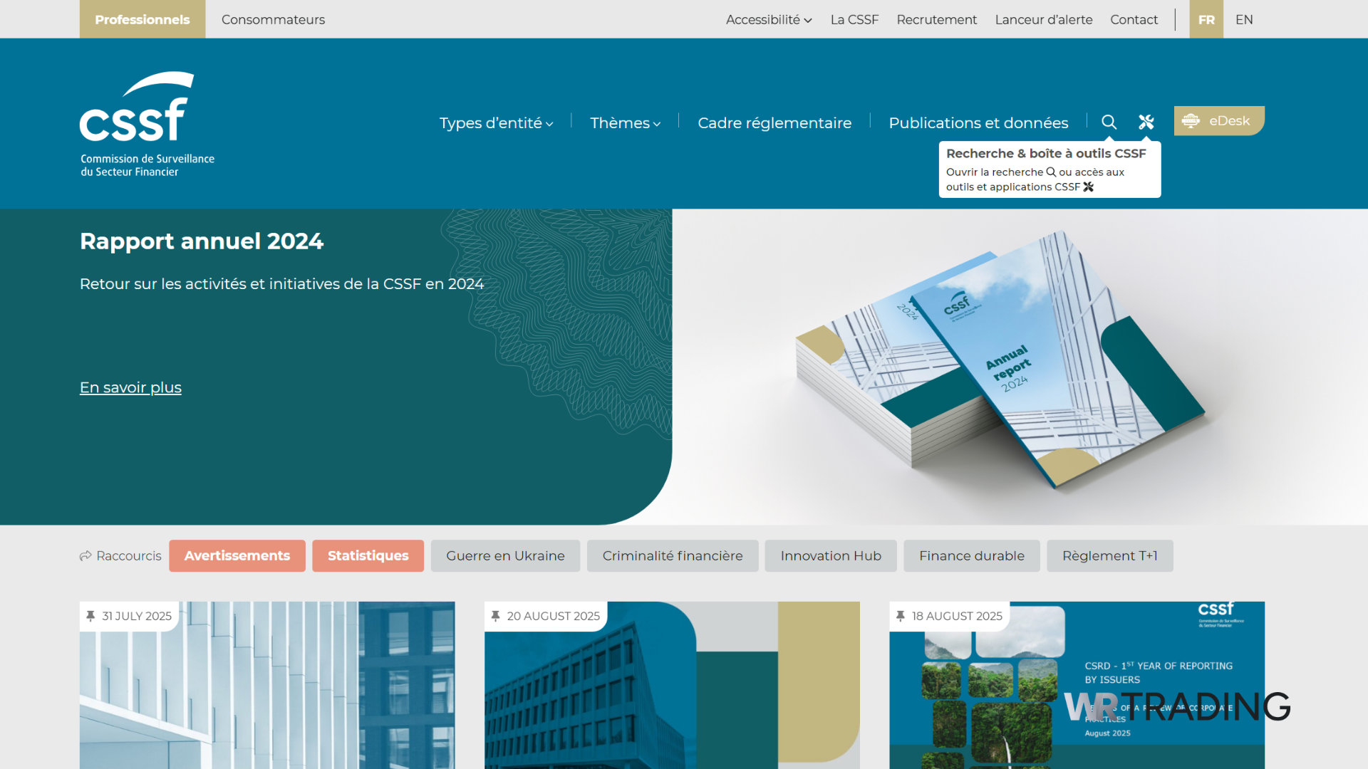 Commission de Surveillance Du Secteur Financier (CSSF)