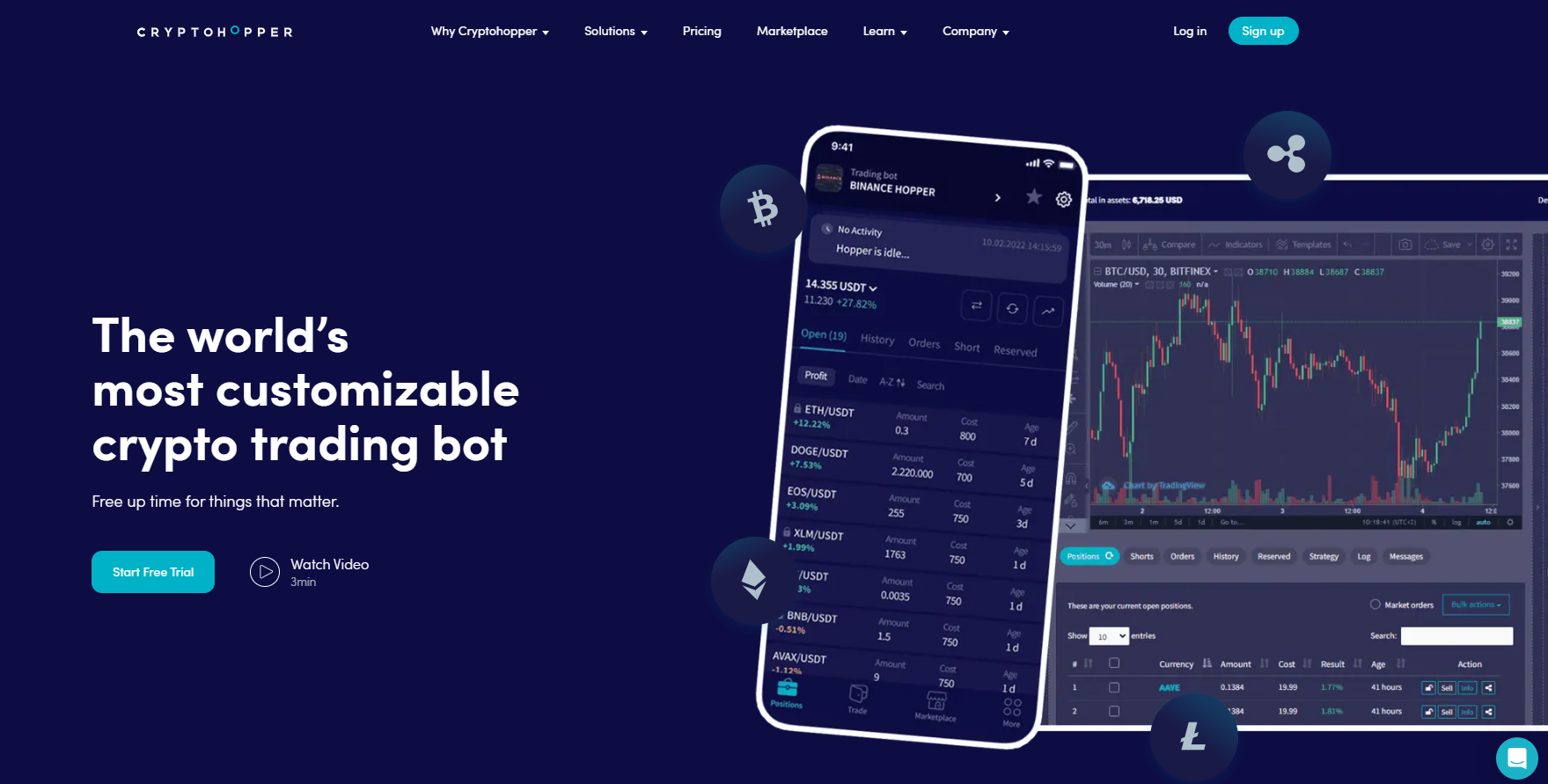 CrypotHopper Website
