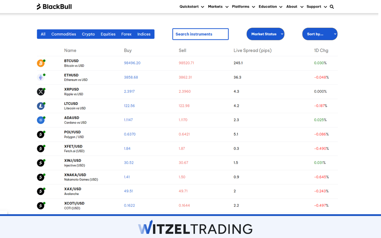 Crypto Trading With BlackBull Markets