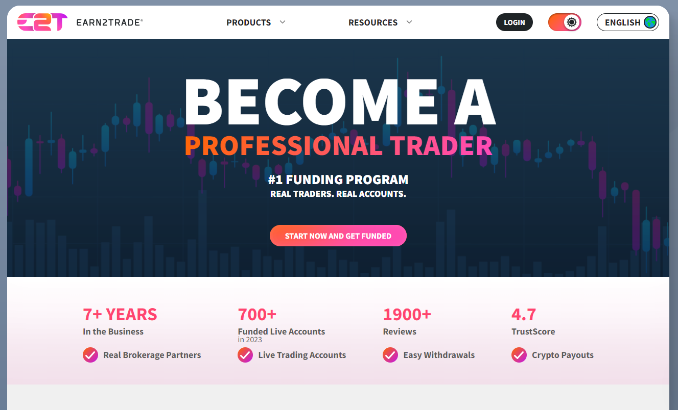 Earn2Trade Website