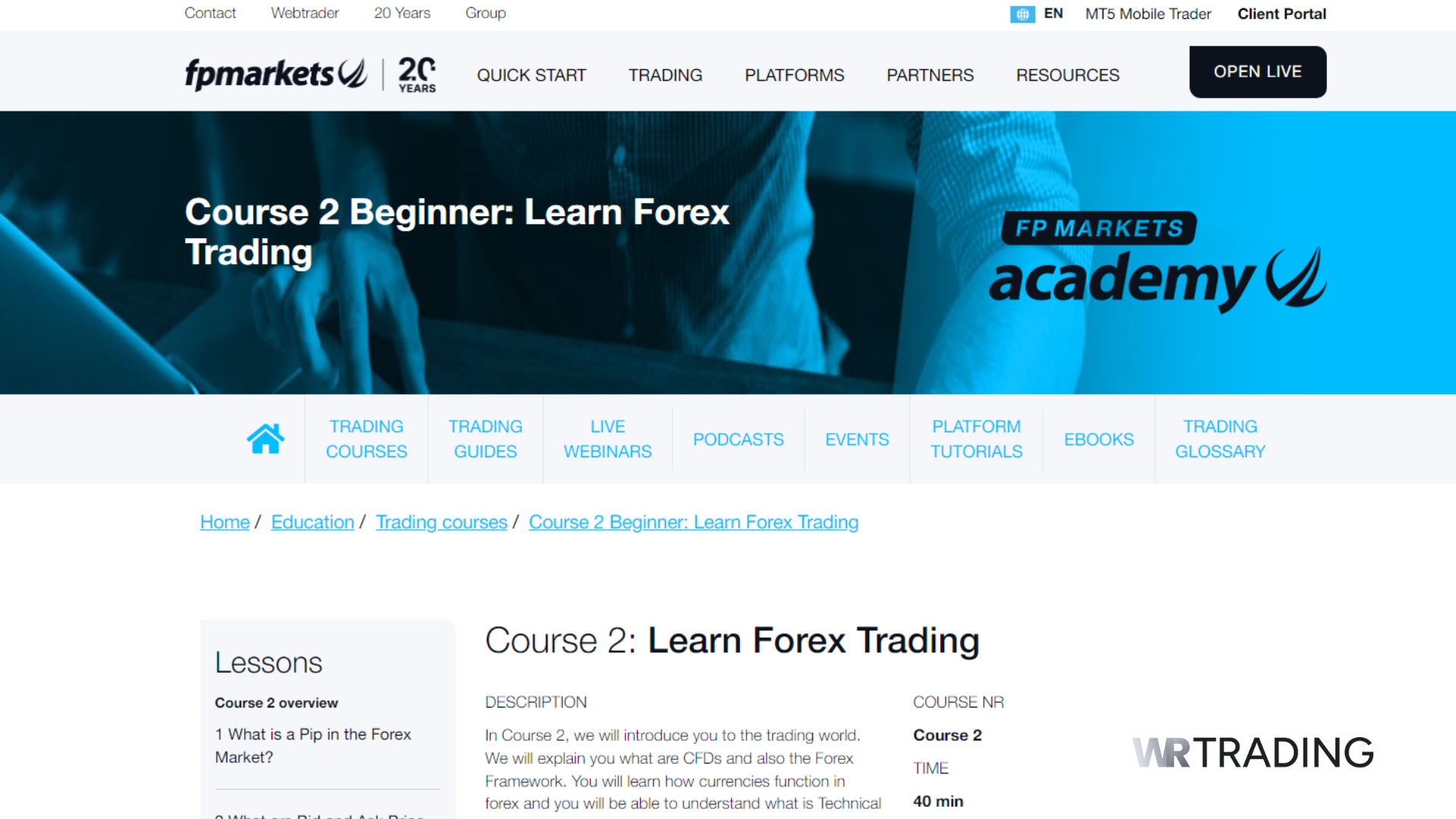 FP Markets Best Forex Broker for Beginners