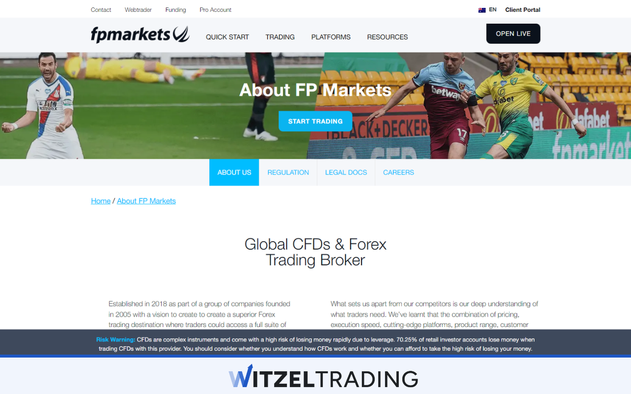 FP Markets Trading Platform