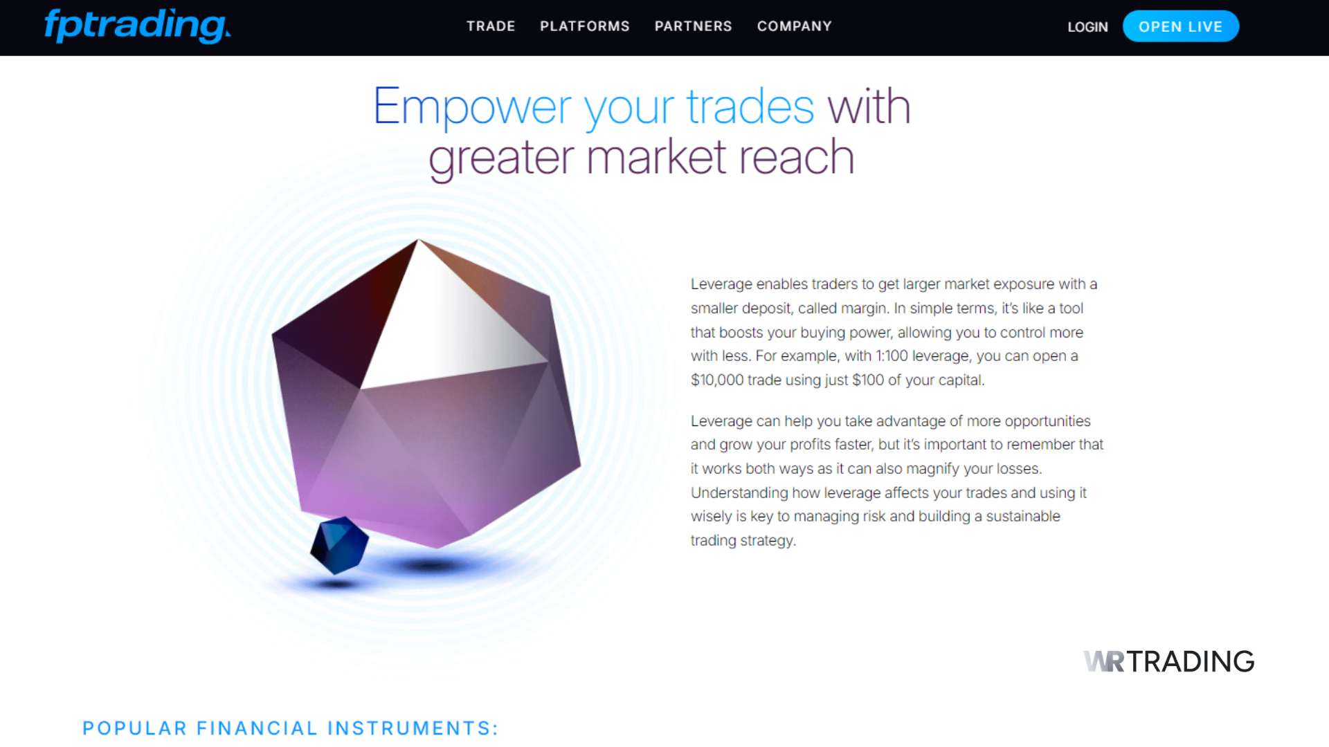 FP Trading High Leverage Broker