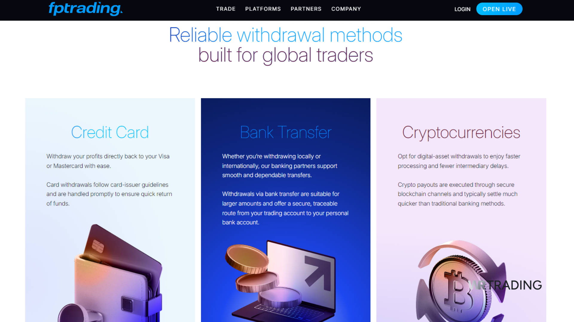 FP Trading Best Forex Brokers Crypto Payment Method
