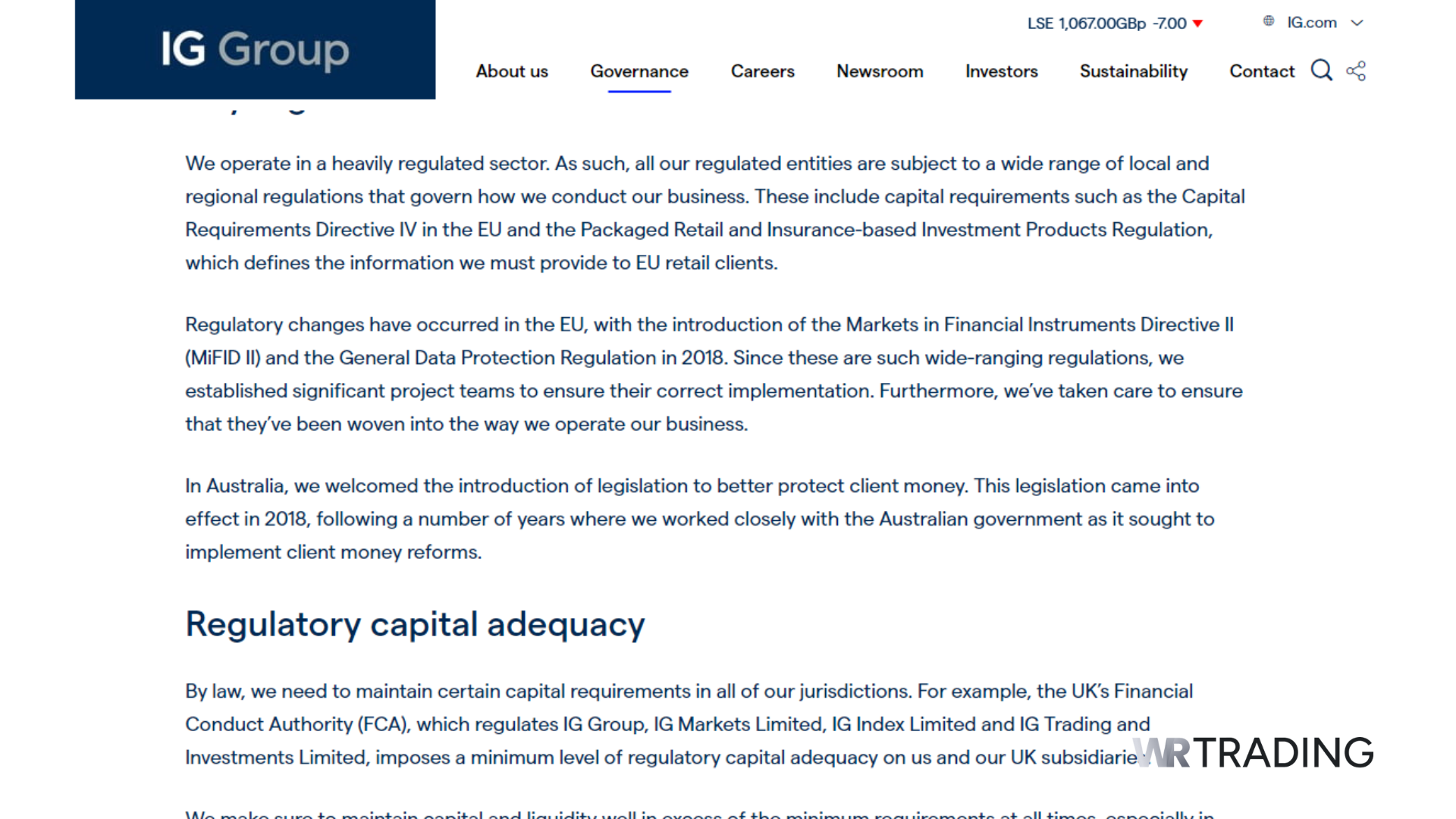 IG Best FCA Regulated Forex Broker