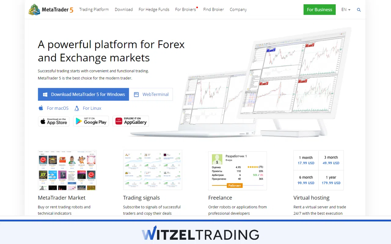 MetaTrader 5 - Platform for Day Trading