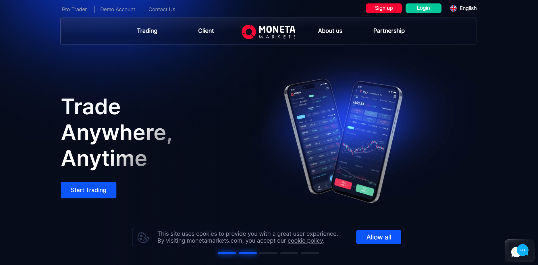 Moneta Markets Swap Free Account for Halal Trading