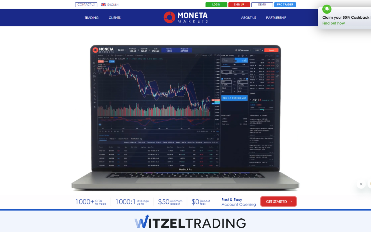 Moneta Markets - Top Forex Broker in Hong Kong