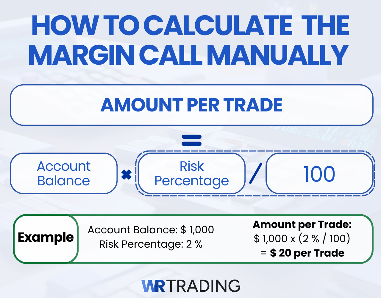How To Calculate The Money Management For Binary Trading Manually