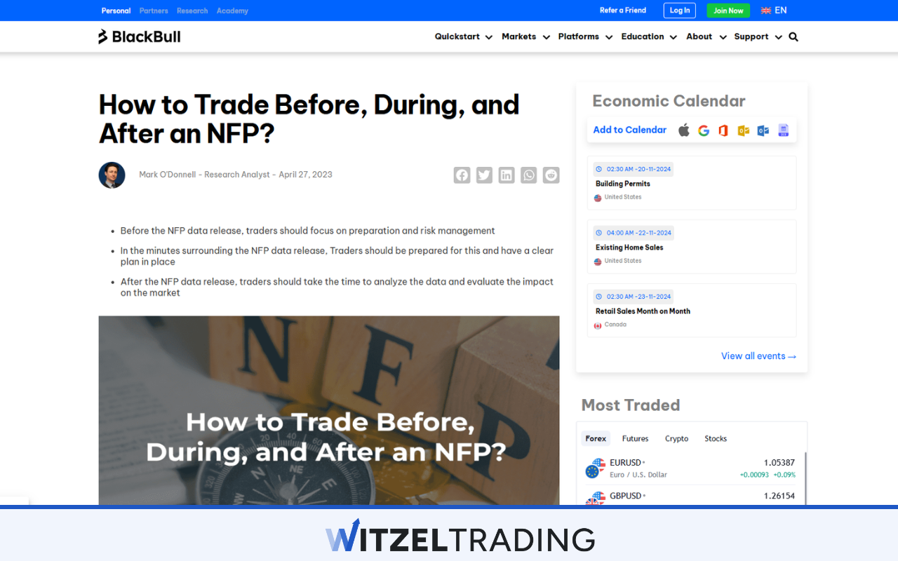 News Trading with BlackBull Markets