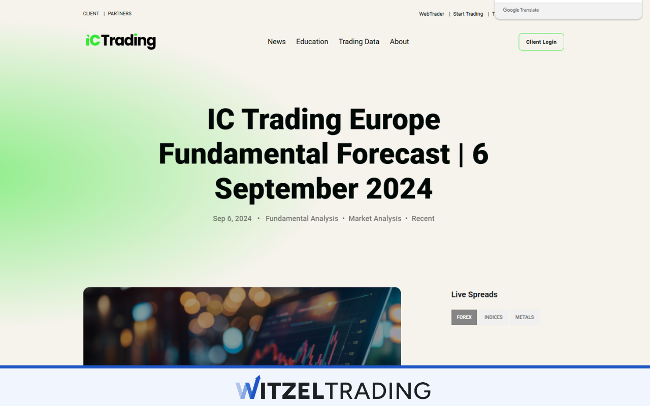 News Trading with IC Trading