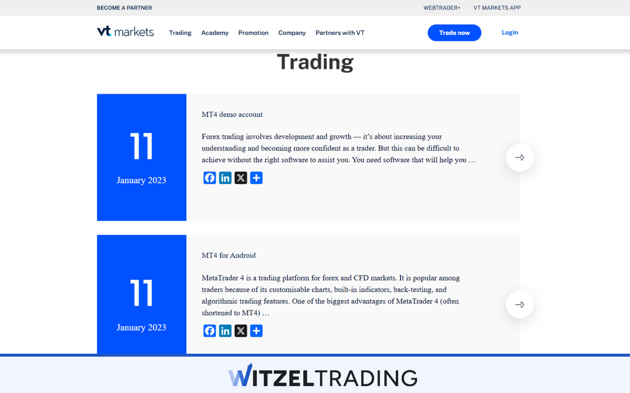 News Trading with VT Markets