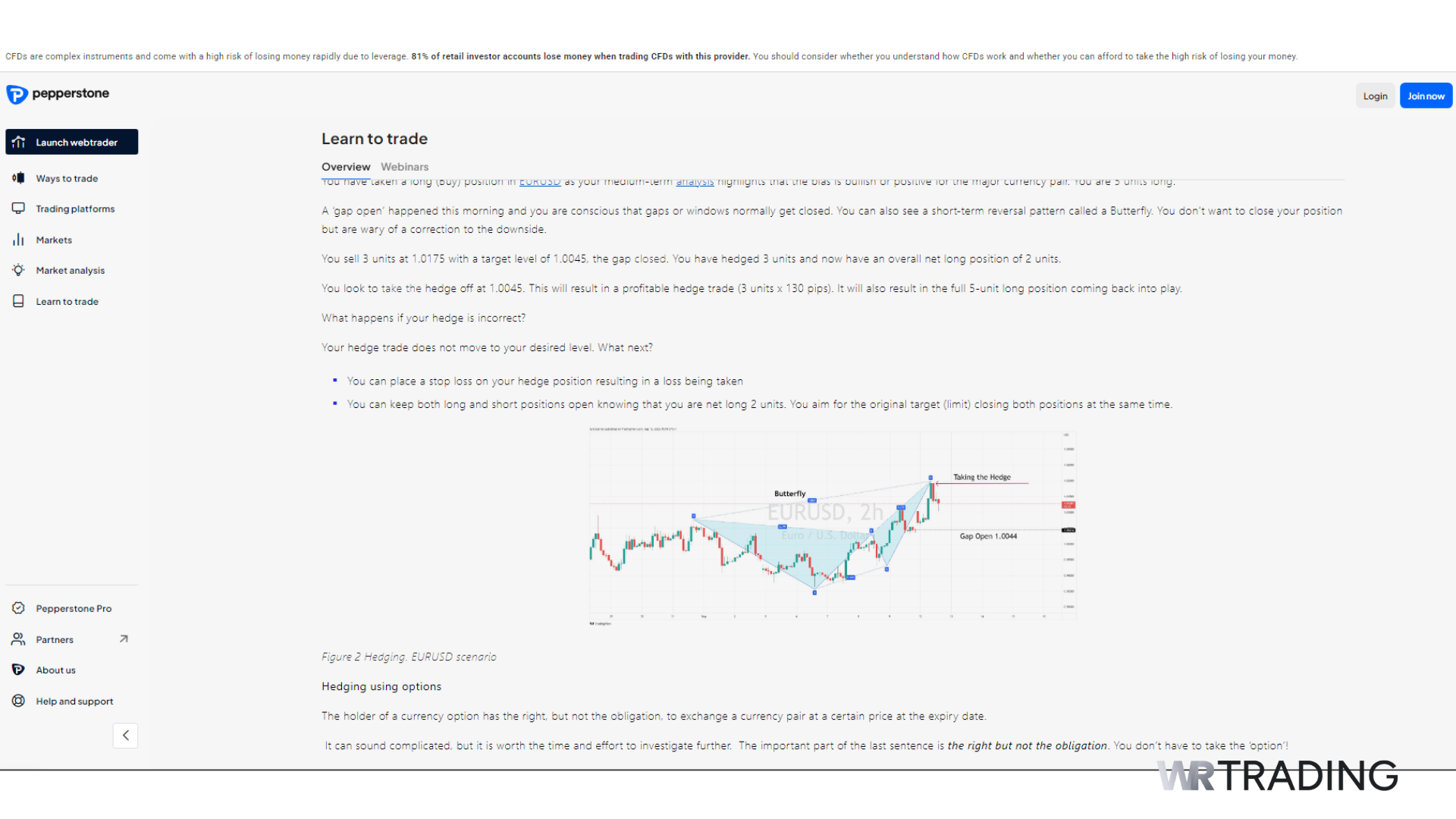 Pepperstone Broker for Hedging Strategies