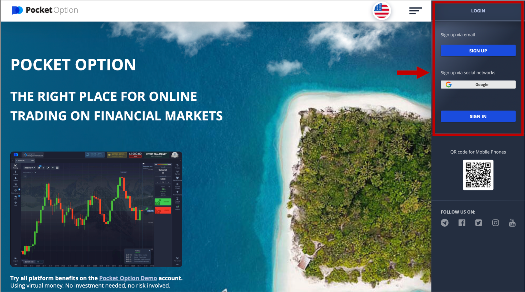 Pocket Option Sign-up for Indian Traders