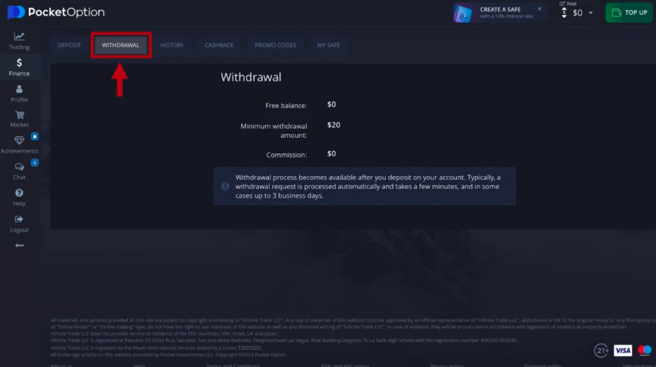 Pocket Option - Withdraw Funds as Indian Binary Options Trader