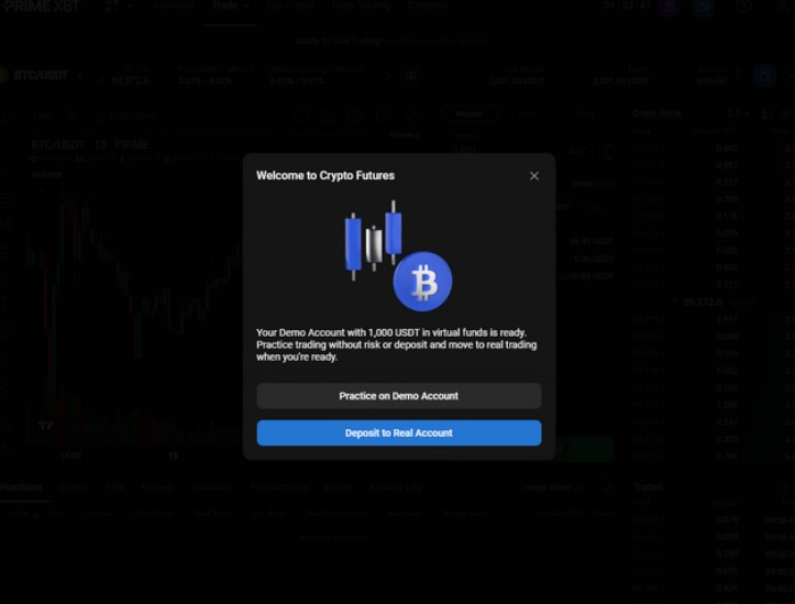 Prime XBT Demo  Account