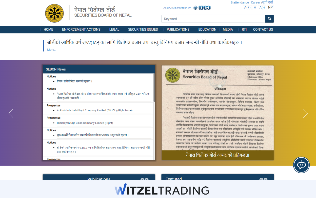 Securities Board of Nepal (SEBON)