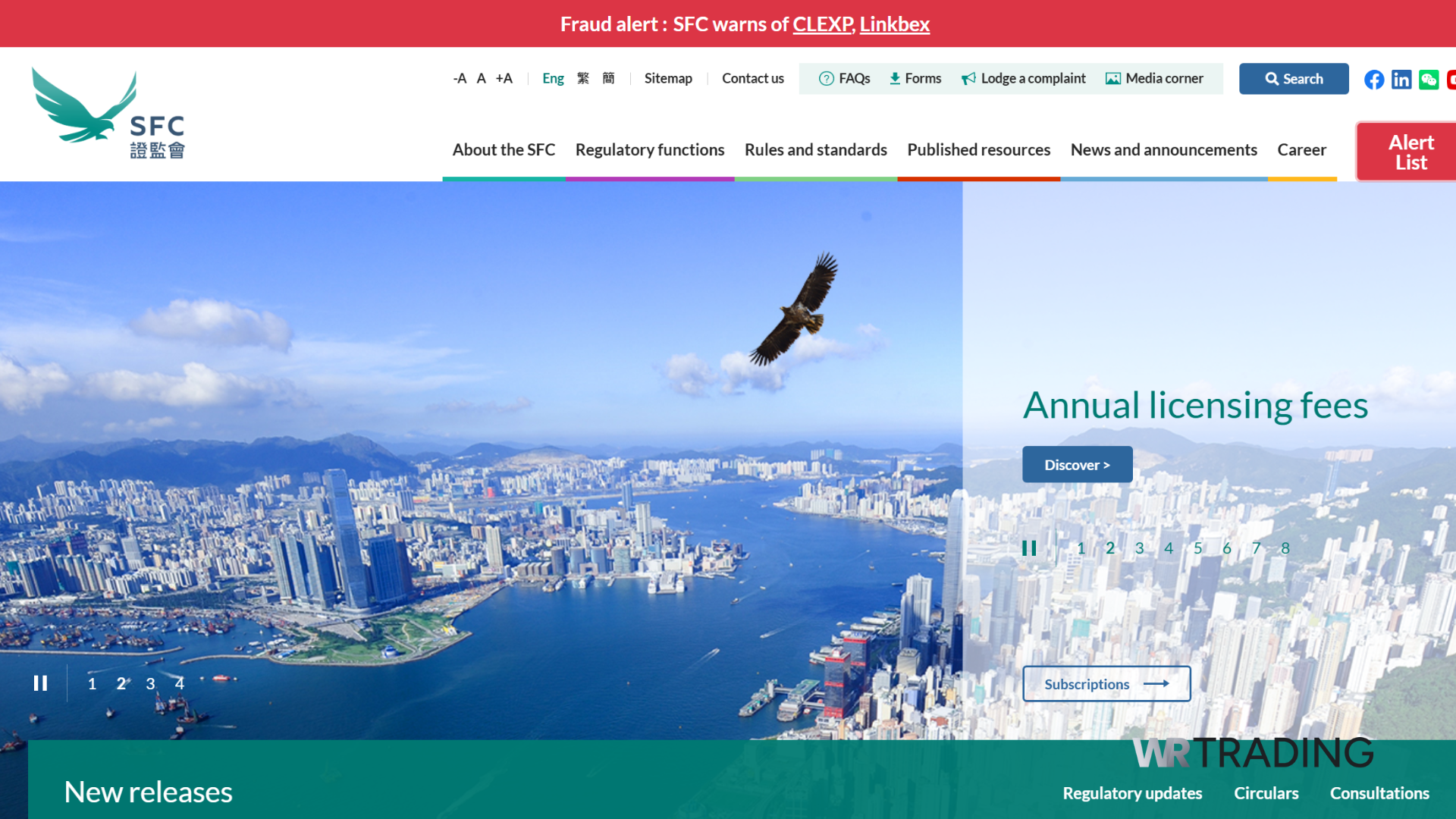 Securities and Futures Commission (SFC) Hong Kong