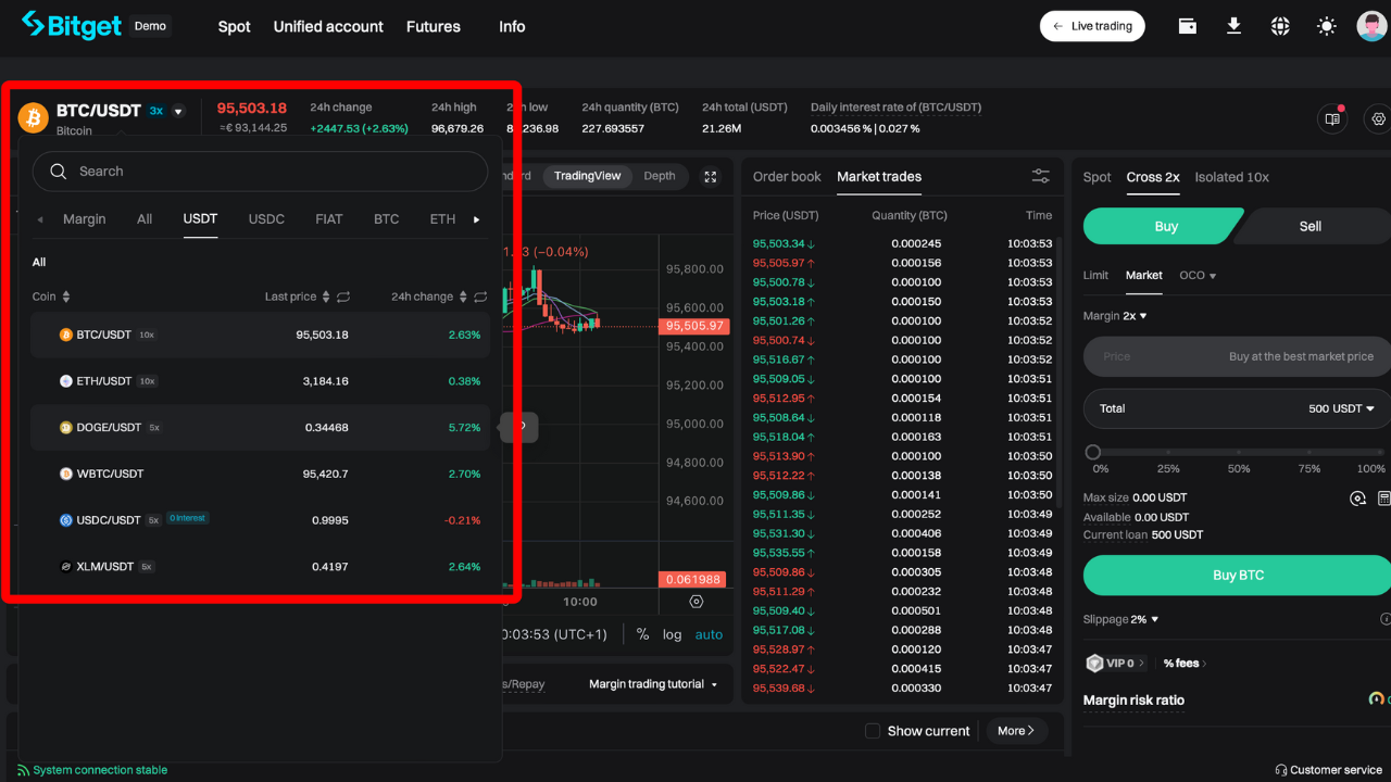 Select a Cryptocurrency