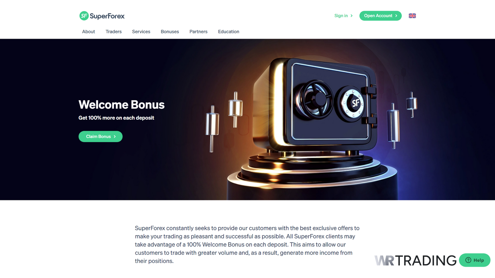 SuperForex No Deposit Bonus Review