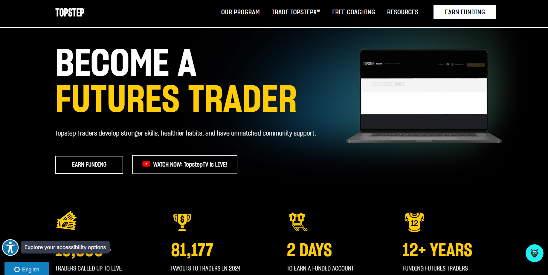 TopStep Website