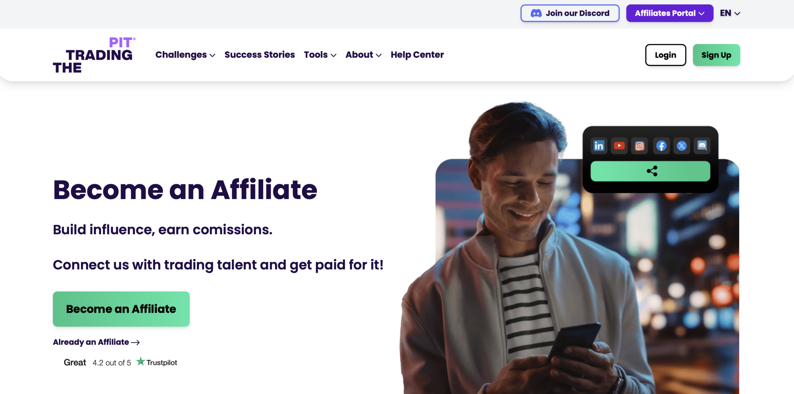 The Trading Pit Affiliate Program