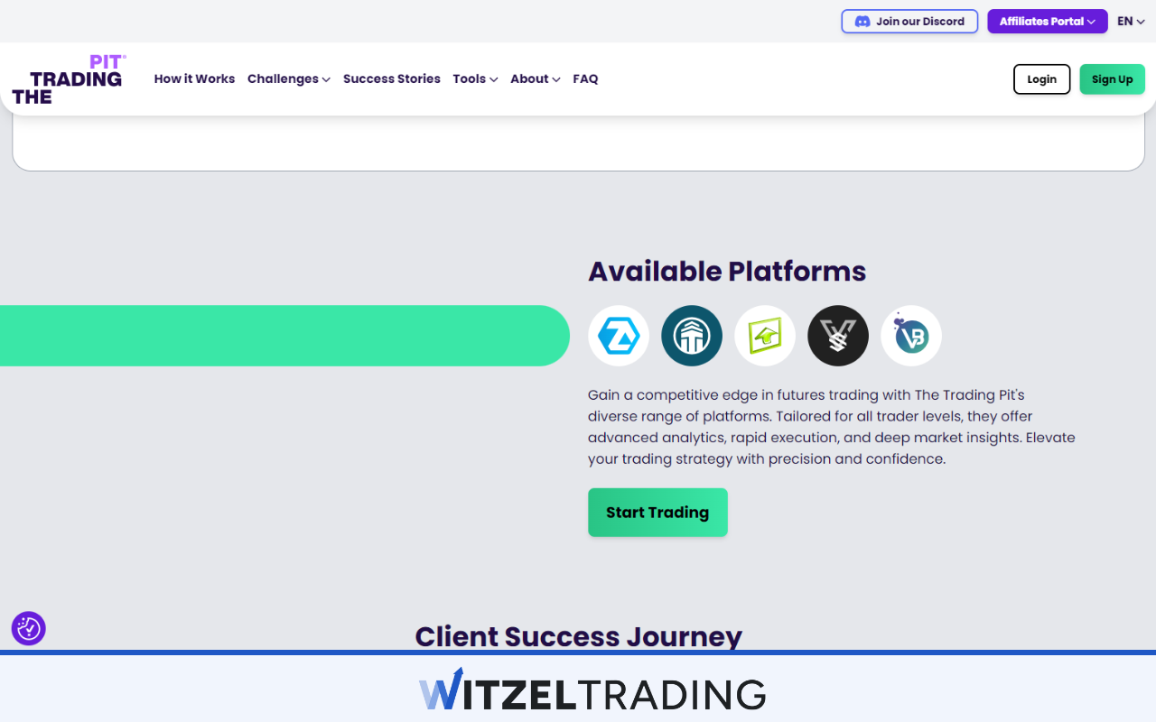 The Trading Pit Platforms
