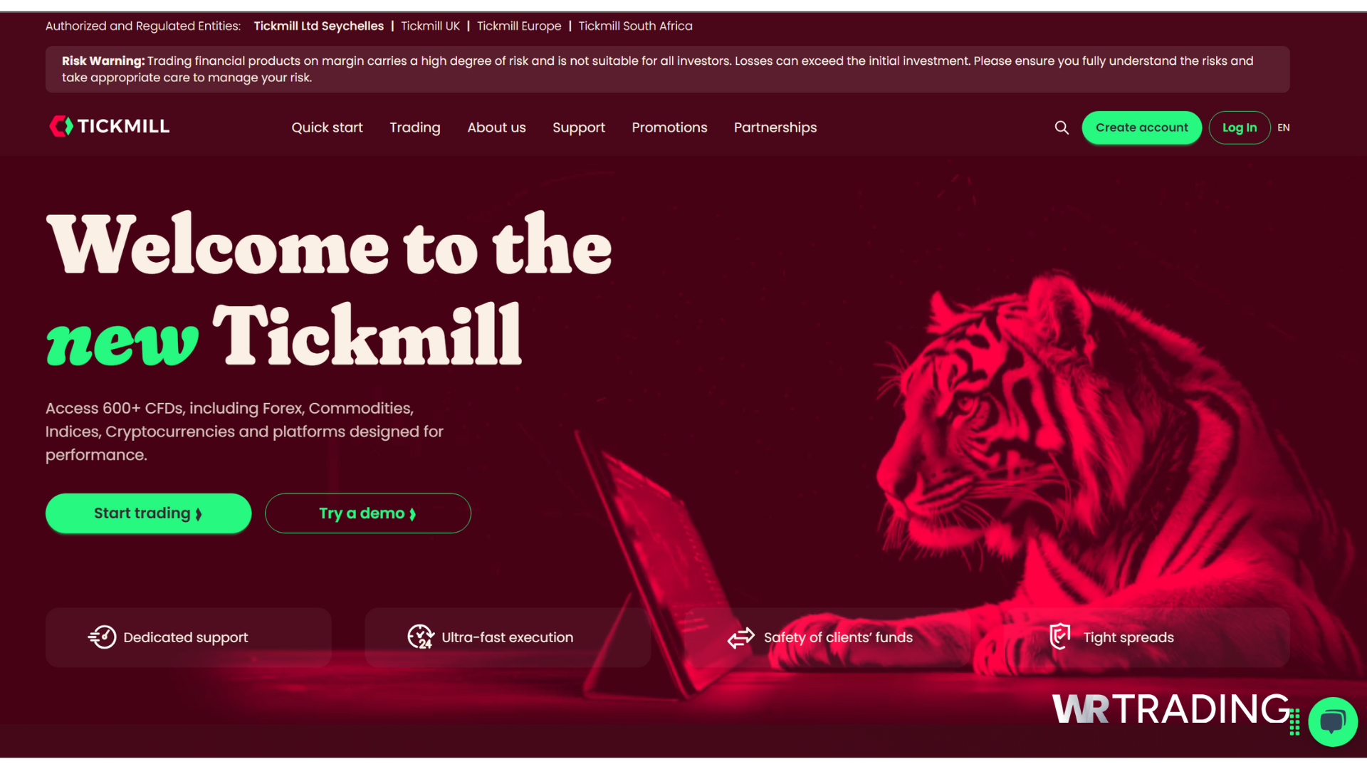 Tickmill Best NDD Forex Broker
