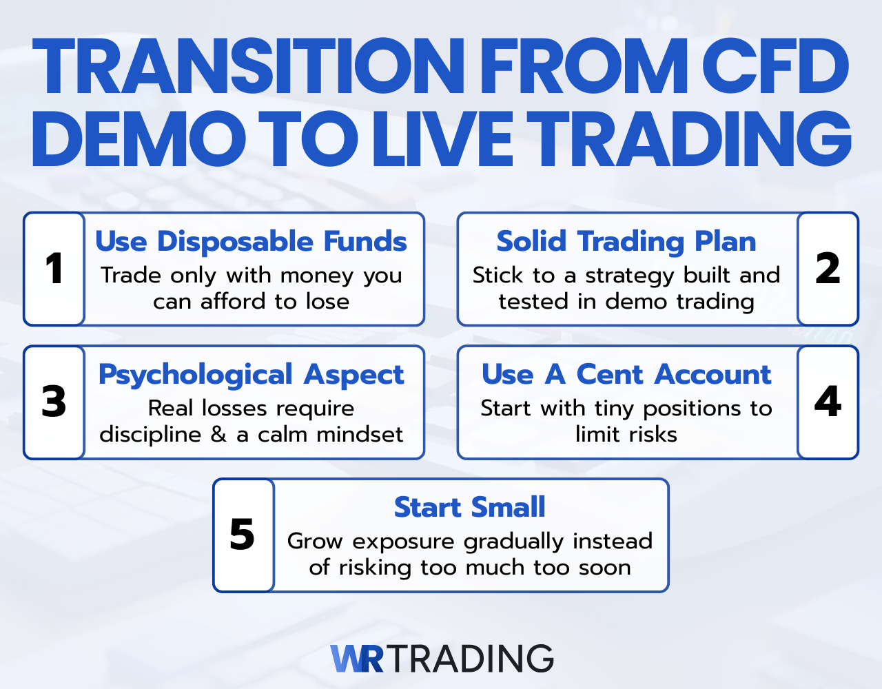 How to Transit from CFD Demo Trading to Live Trading