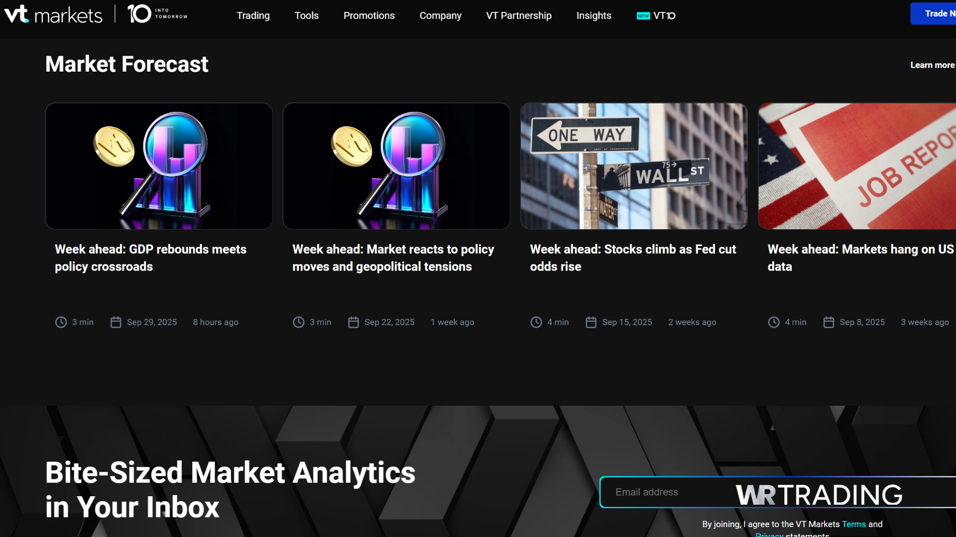 VT Markets Forex Broker for Corporate Account