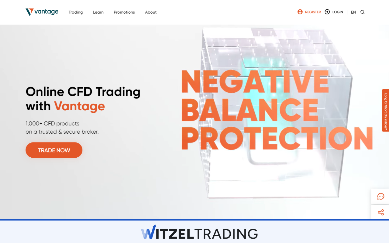 Vantage Markets Forex Broker with Trading API