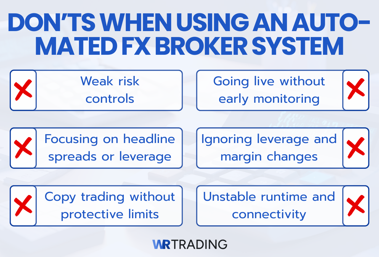 What Should You Avoid When Using an Automated Forex Broker System