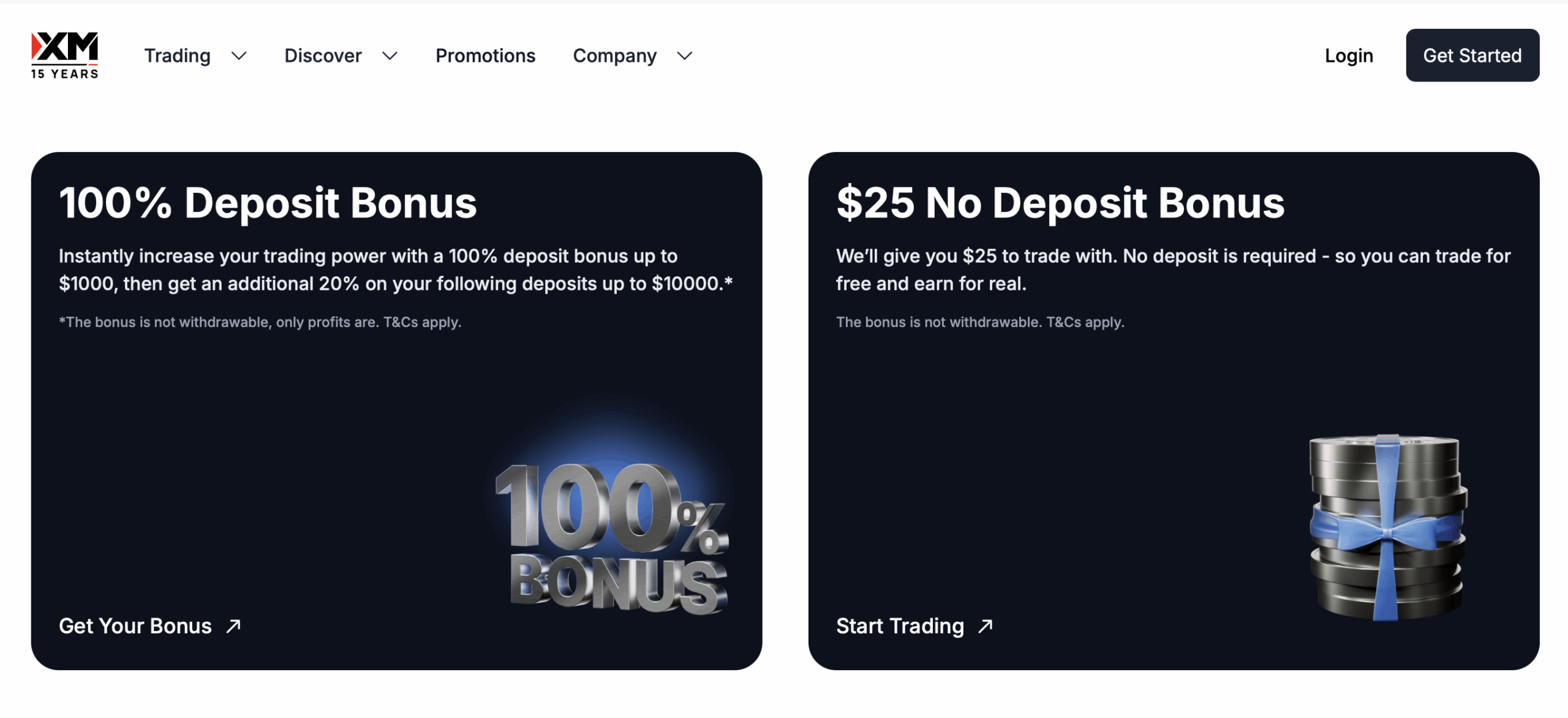 XM Broker offers multiple bonuses