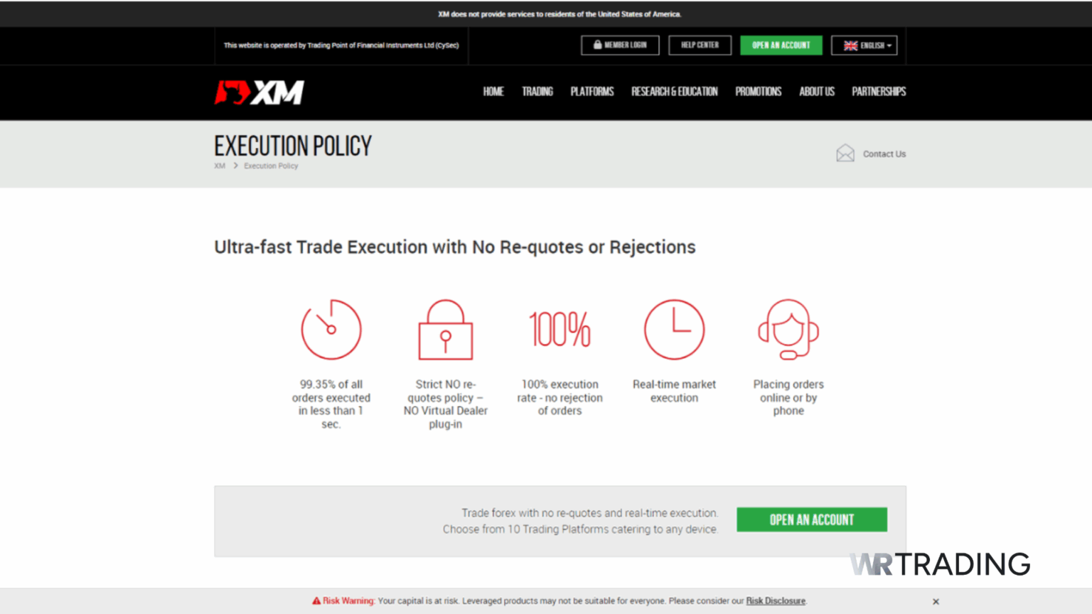 Xm Order Execution 10 Best Instant Execution Forex Brokers (Below