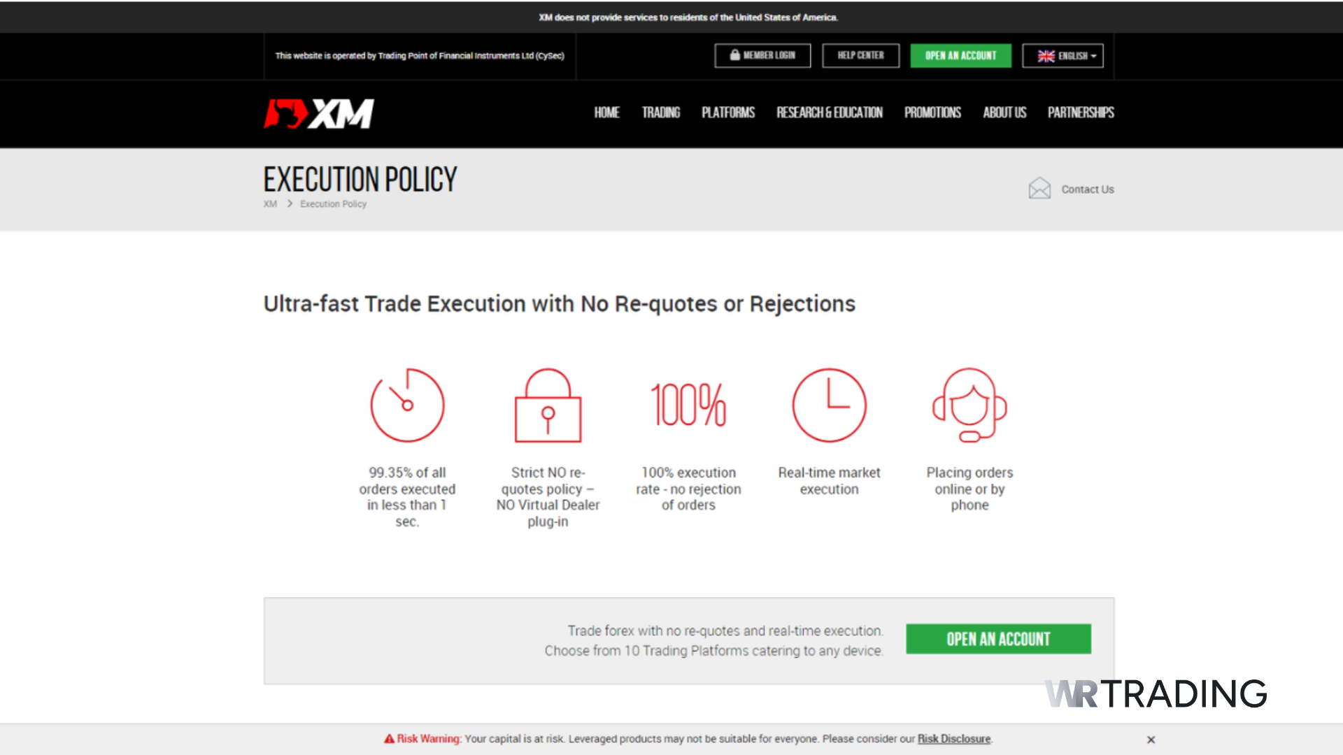 XM Execution Policy