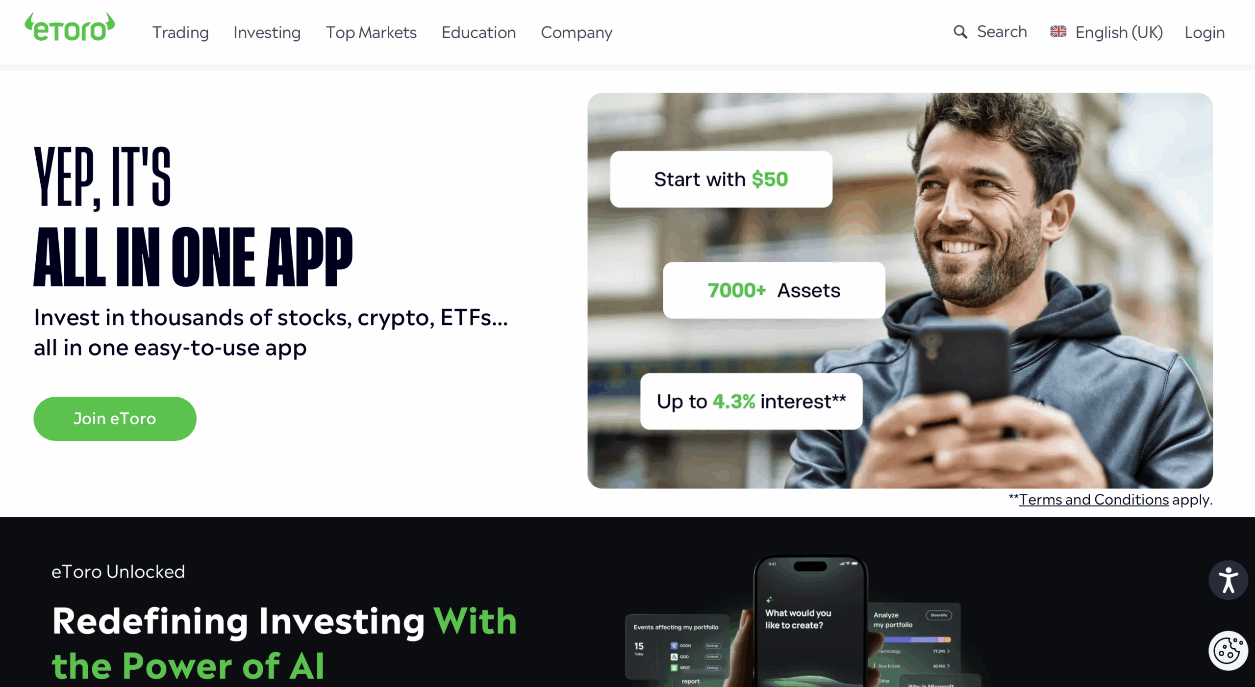 eToro UK Broker