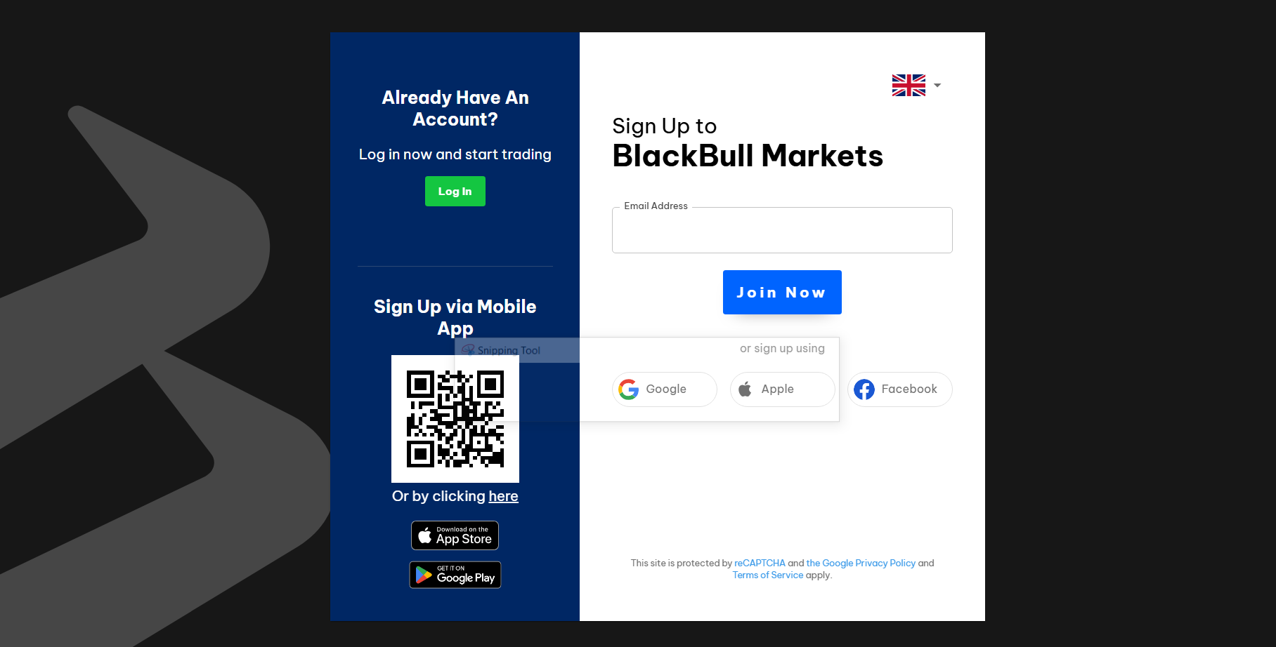 BlackBull Markets Account Opening