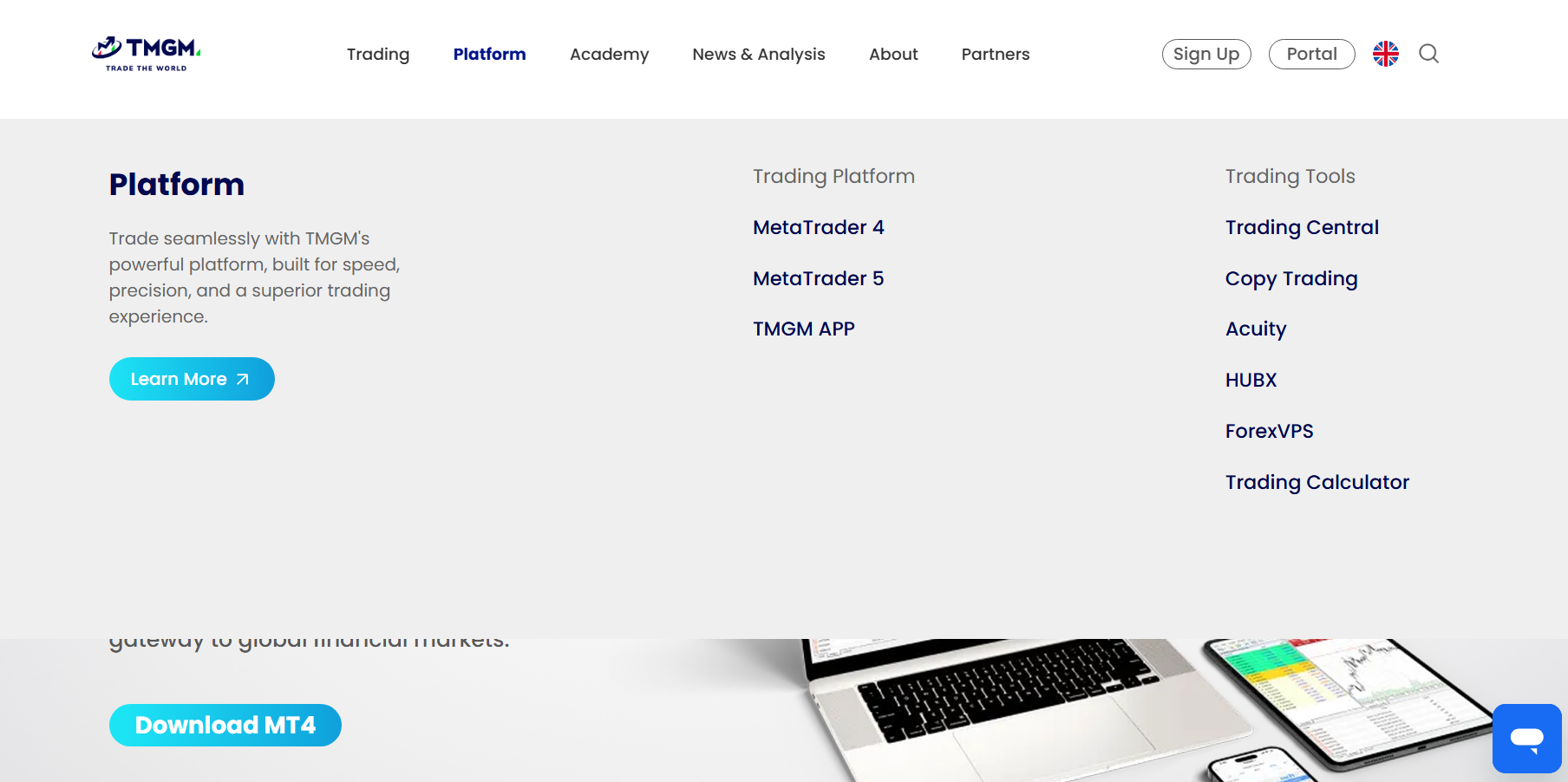 TMGM Trading Platforms