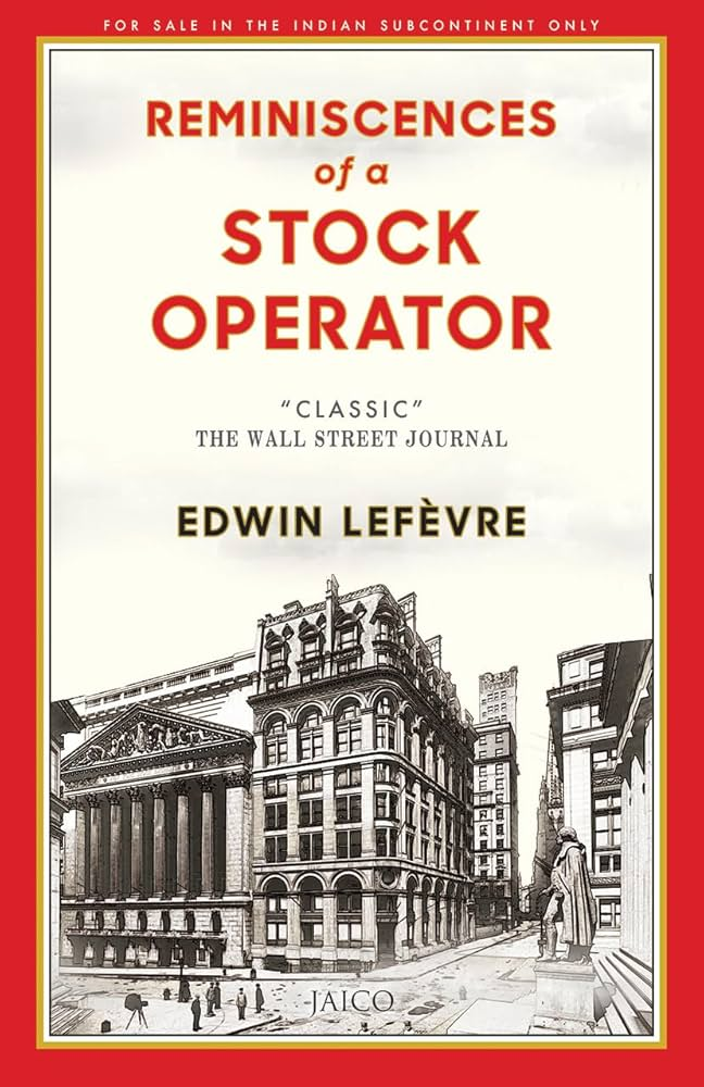 Book Reminiscences of a Stock Operator by Edwin Lefèvre