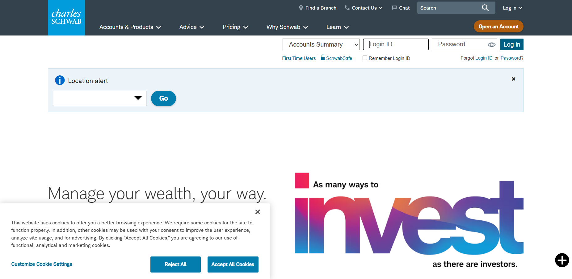 Charles Schwab - US Forex Broker