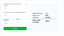 Leverage Calculator Leverage Trading Calculator