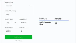 Forex Profit Trading Calculator