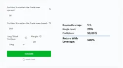 Leverage Trading Calculator